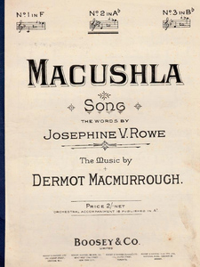 Macushla Copertina