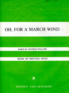 Oh, For A March Wind Copertina
