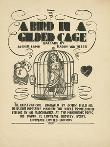 A Bird In A Gilded Cage Artwork