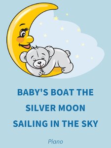 Baby's Boat The Silver Moon Sailing In The Sky Copertina