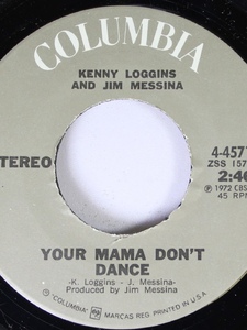 Your Mama Don't Dance Pochette