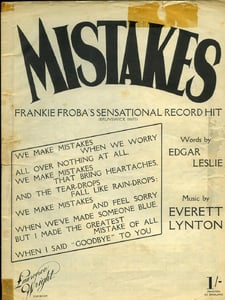 Mistakes Artwork