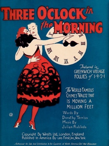 Three O'Clock In The Morning Pochette