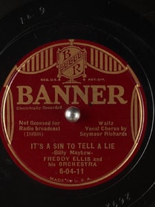 It's A Sin To Tell A Lie Artwork