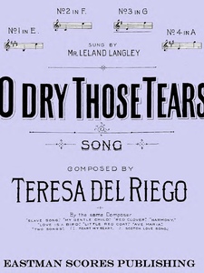 O Dry Those Tears Copertina