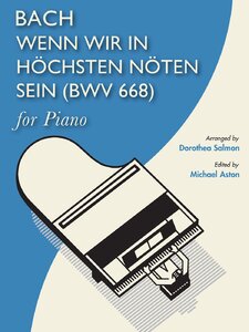 Wenn wir in höchsten Nöten sein (When we are in greatest need), BWV 668 Copertina