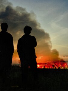 Burning Down Artwork