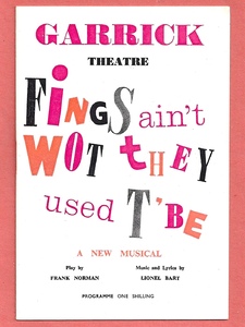 Fings Ain't Wot They Used T'Be Copertina