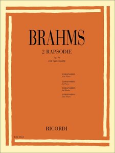 Rhapsody in B Minor, No. 1 Op. 79 Imagen de portada