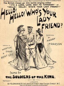 Hello! Hello! Who's Your Lady Friend? Artwork