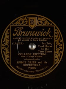 College Rhythm Copertina