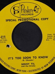 It's Too Soon To Know Artwork