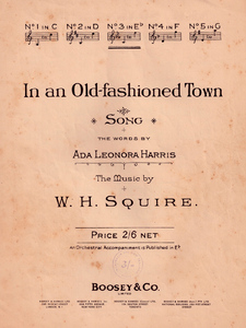 In An Old-Fashioned Town Artwork