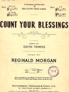 Count Your Blessings Copertina