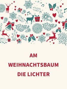 Am Weihnachtsbaum die Lichter brennen Artwork