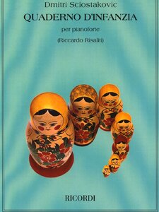 Children's Notebook Op. 69: No. 5 A Sad Story Copertina