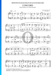 Gloriana, Op. 53, Choral Dances: No. 2. Concord