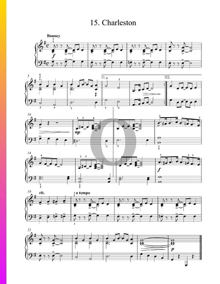 Charleston Sheet Music