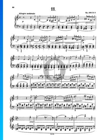 Sonatina in A Minor, Op. 168 No. 7 Partitura