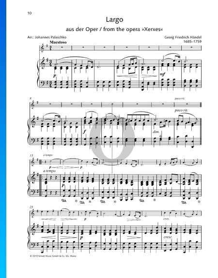Xerxes, HWV 40: Largo