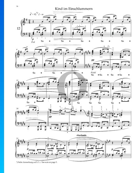 Kinderszenen, Op. 15 No. 12: Child Falling Asleep