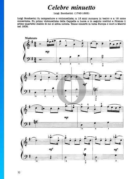 Streichquintett in E-Dur, Op. 13 Nr. 5: 3. Menuett