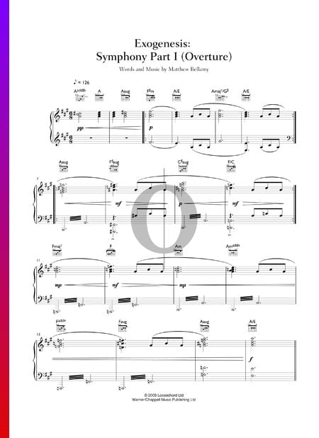 Exogenesis Symphony Part 1 (Overture) Musik-Noten