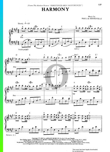 Harmony Musik-Noten