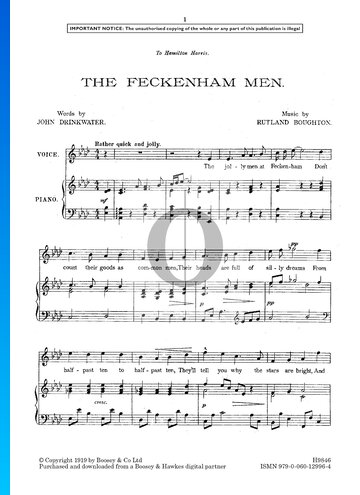 The Feckenham Men Sheet Music