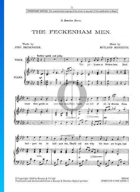 The Feckenham Men Sheet Music