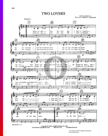 Two Lovers Sheet Music
