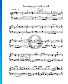 Prélude en Do dièse mineur, BWV 873