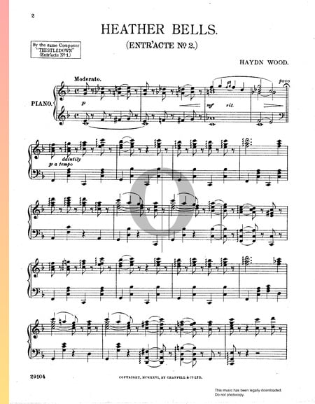 Heather Bells (Entr'acte No.2) Sheet Music