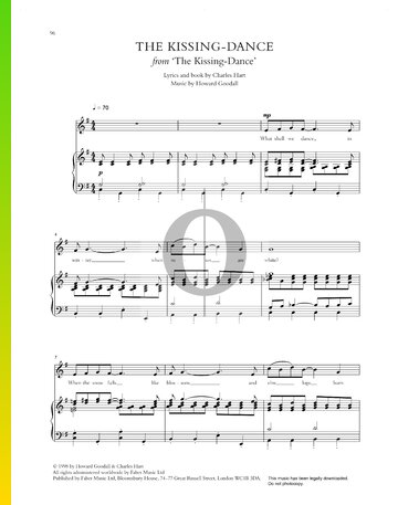 The Kissing-Dance Partitura