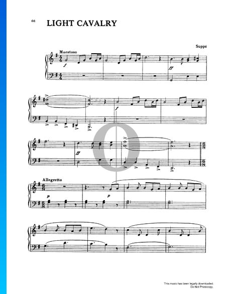 Light Cavalry Musik-Noten