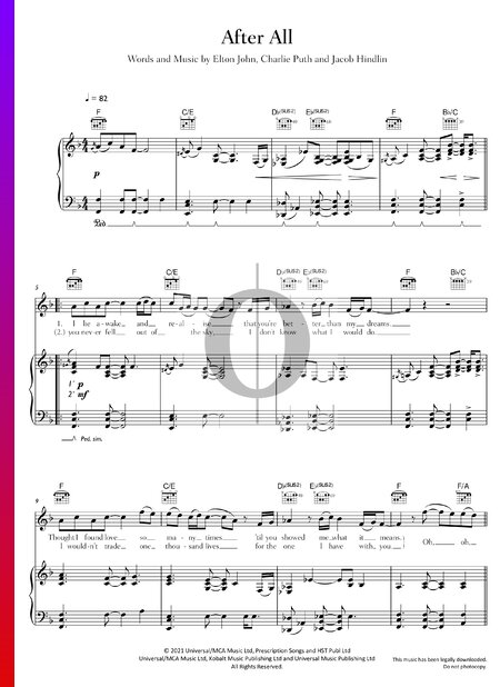 After All Sheet Music