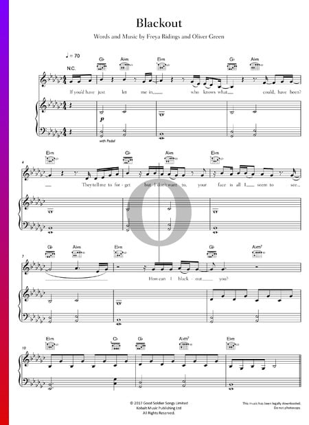 Blackout Sheet Music
