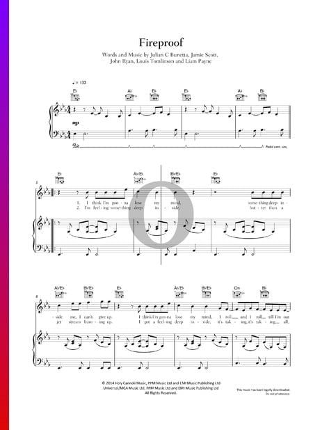 Fireproof Sheet Music
