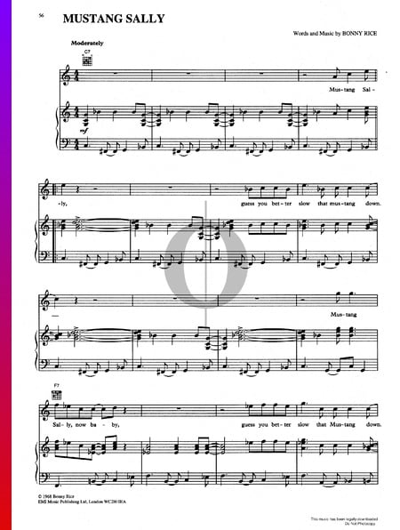 Mustang Sally Partition