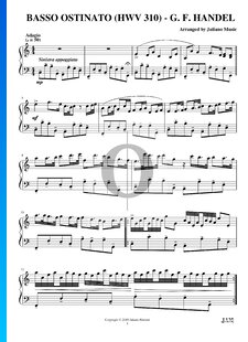 Organ Concerto in G Minor, HWV 310: Basso Ostinato