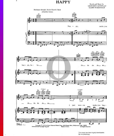 Happy Sheet Music