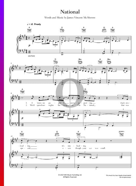 National Musik-Noten