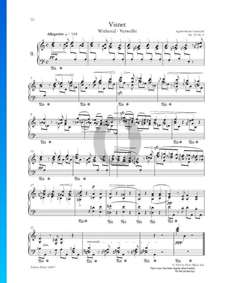 Withered, Op. 39 No. 9