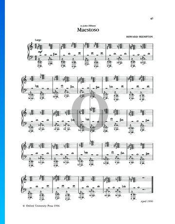 Maestoso Musik-Noten