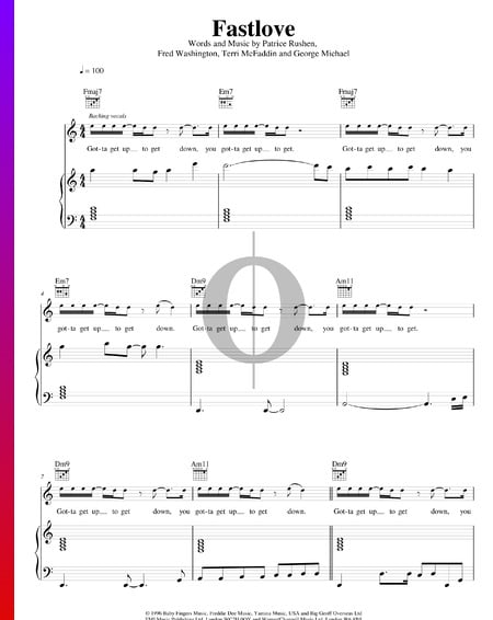 Fast Love Sheet Music