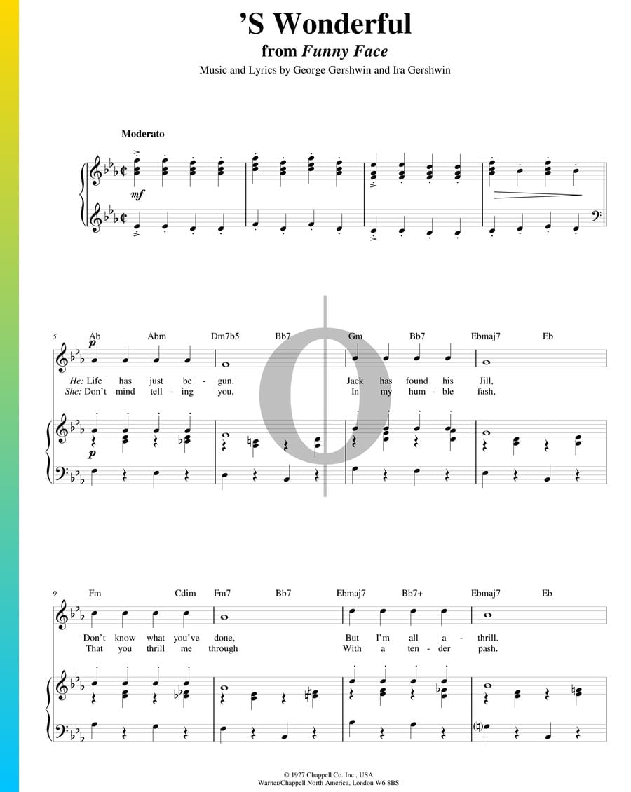 s-wonderful-george-gershwin-piano-sheet-music-oktav