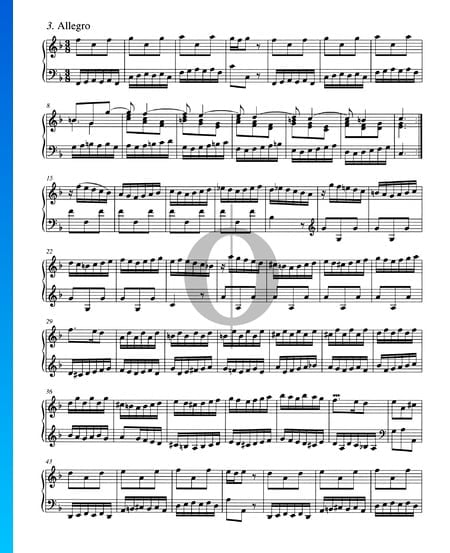 Concierto en fa mayor, BWV 978: 3. Allegro
