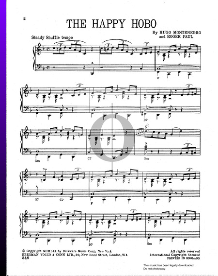 The Happy Hobo Musik-Noten