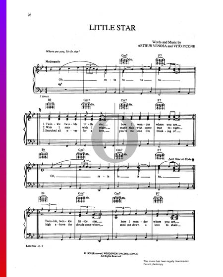 Little Star Sheet Music