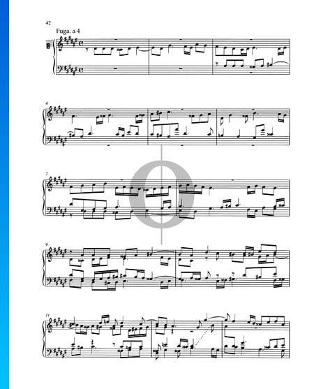 Fugue en Ré dièse mineur, BWV 877